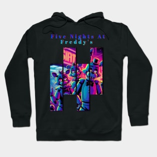 Five Nights At Freddy's Cyberpunk style Hoodie